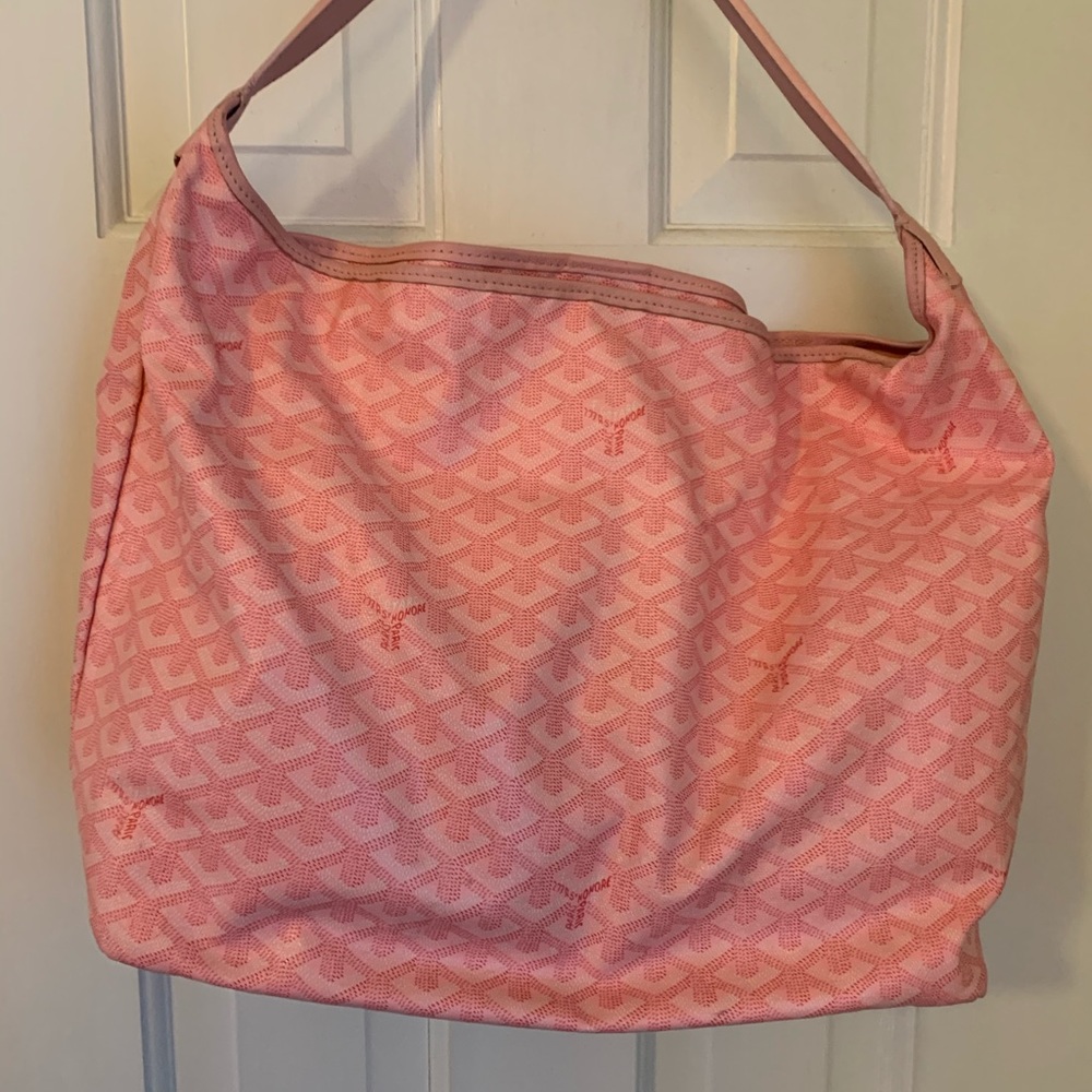 Authentic Goyard pink fidji handbag